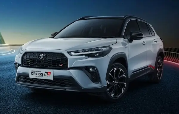 front New Corolla Cross Hybrid EV GR Sport
