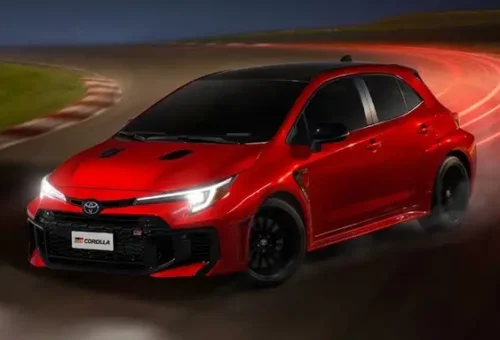 front New GR Corolla