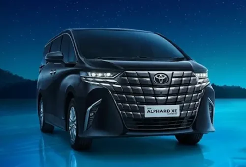front New Alphard XE hybrid ev