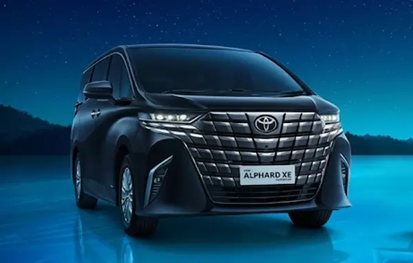 front New Alphard XE hybrid ev
